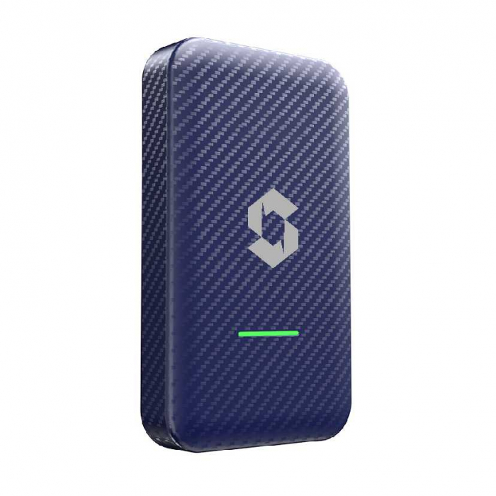 Adaptor pentru CarPlay si Android Auto wireless iSEN 4.0 CP2A  Albastru, WiFi 5G, Bluetooth, Conectare automata [3]