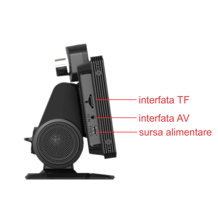Navigator bord iSEN CP27 DVR, 4K, 10,26" touch screen, CarPlay si Android Auto wireless, WiFi, Boxa, Monitorizare parcare, Camera marsarier [5]