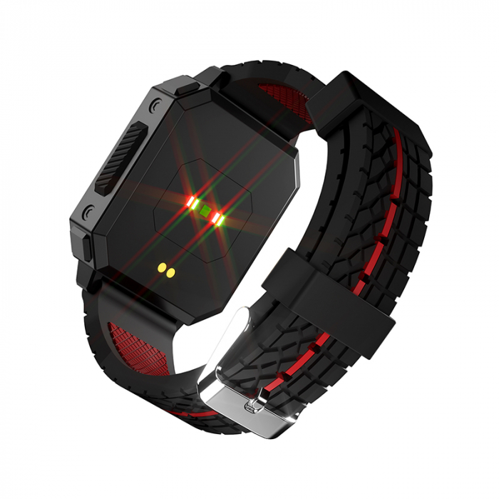 Smartwatch iSEN Watch C1 Negru, IPS 1.7", OTA, Ritm cardiac, Presiune sanguina, Saturatie oxigen, Monitorizare somn, Bt v5.0, IP67, 230mAh [4]