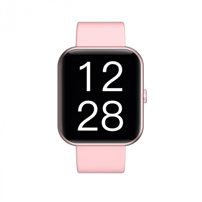Smartwatch iSEN Watch i8 Roz, IPS 1.7", Ritm cardiac, Presiune sanguina, Saturatie oxigen, Contor calorii, Bluetooth v5.0, IP67, 230mAh [2]