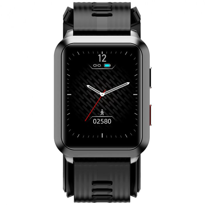 Smartwatch iSEN Watch P60 Negru, IPS 1.65", Tensiometru cu manseta gonflabila, Monitorizare familie, Ritm cardiac, Temperatura, Oxigen [3]