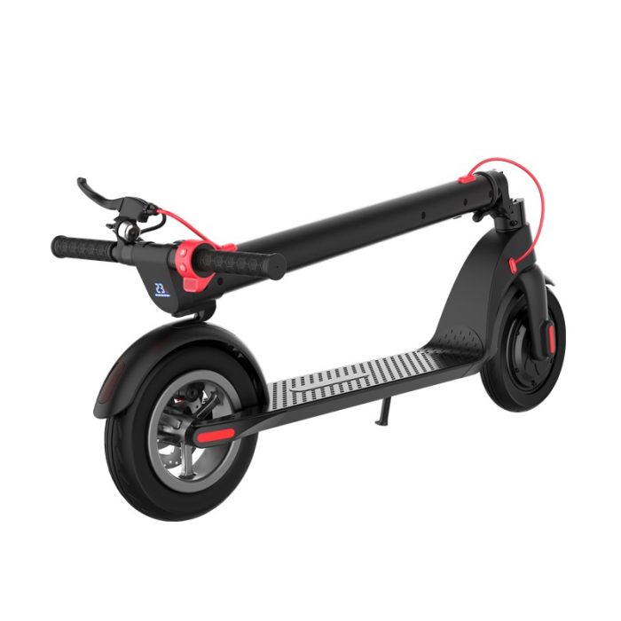 Trotineta electrica pliabila iSEN X7 Pro Negru, 10 inch, motor 350W, autonomie maxima 25km, viteza pana la 25km/h, baterie detasabila [3]