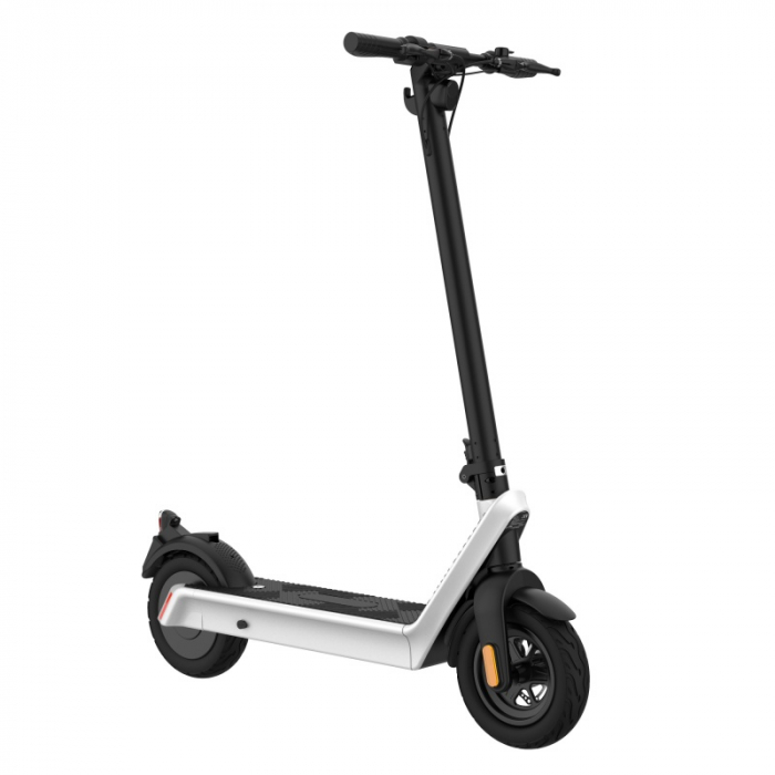 Trotineta electrica pliabila iSEN X9 Plus 10" Alb, motor 850W, autonomie maxima 65km, viteza pana la 40km/h, baterie detasabila 36V 15.6Ah [4]