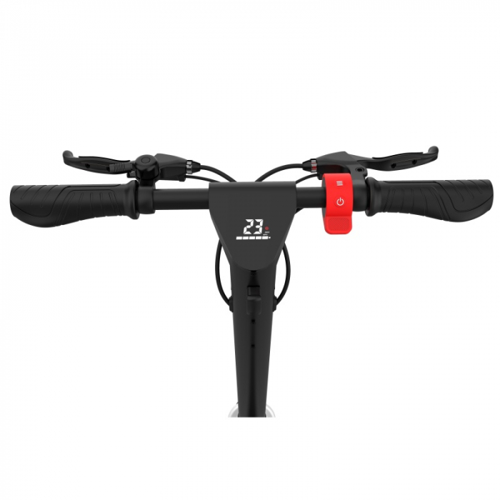 Trotineta electrica pliabila iSEN X9 Plus 10" Alb, motor 850W, autonomie maxima 65km, viteza pana la 40km/h, baterie detasabila 36V 15.6Ah [10]