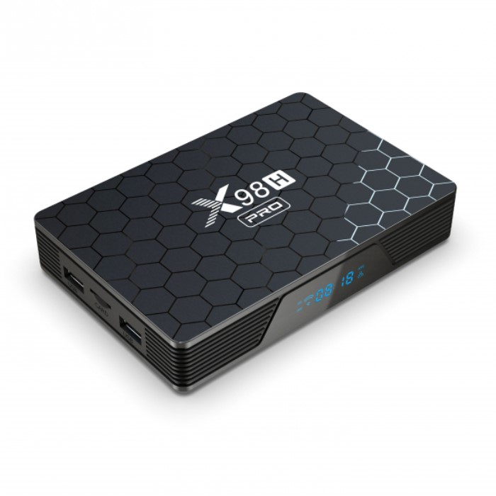 TV Box iSEN X98H PRO Smart Media Player Negru, 4K, 4GB RAM, 64GB ROM, Android 12, Allwinner H618 Quad Core A53, Ethernet 1000m, Bt 5.0 [9]