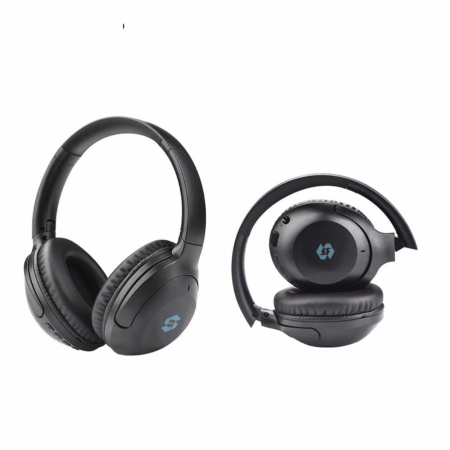 Casti wireless over-ear pliabile iSEN HL2, Negru, Bluetooth v5.3, Microfon incorporat, ANC (active noice cancelling), Bas stereo [3]