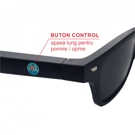 Ochelari de soare smart polarizati iSEN Smart Eyewear KY Sun Special Edition, Apeluri si muzica prin bluetooth, IPX5, 100mAh [2]