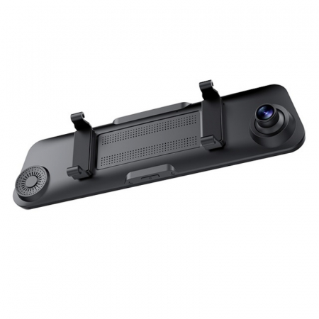 Oglinda iSEN CP08 DVR, 2K, 11.88" touch screen, CarPlay si Android Auto wireless, Control vocal, Monitorizare parcare, Camera marsarier [2]