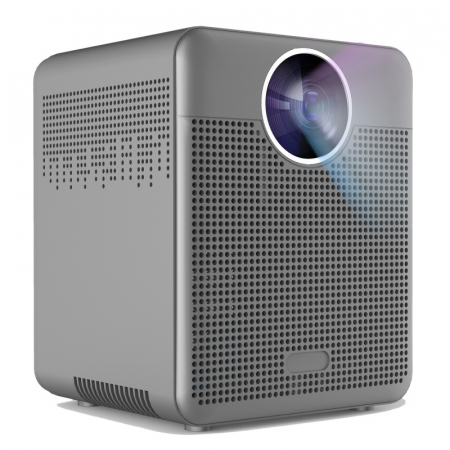 Gadgets - Proiector iSEN T03 Pro Gri, 1080P, Pana la 400", 150 lumeni ANSI, Android 9.0, 2GB RAM, 16GB ROM, WiFi dual band