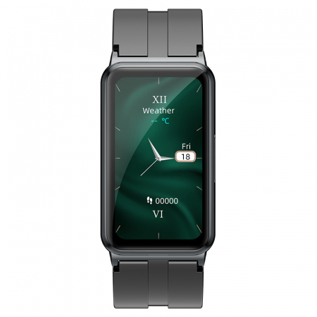 Smartband iSEN EP01 Negru, 1.47" IPS HD, ECG, Ritm cardiac, Presiune sanguina, Glicemie, Oxigen, Monitorizare somn, Bt v5.1, IP67, 210mAh [4]