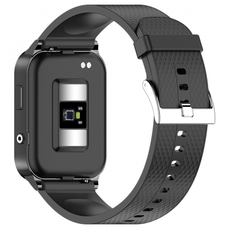 Smartwatch iSEN EP03 Negru, 1.83" IPS HD, ECG, Ritm cardiac, Presiune sanguina, Glicemie, Oxigen, Monitorizare somn, Bt v5.1, IP67, 185mAh [3]