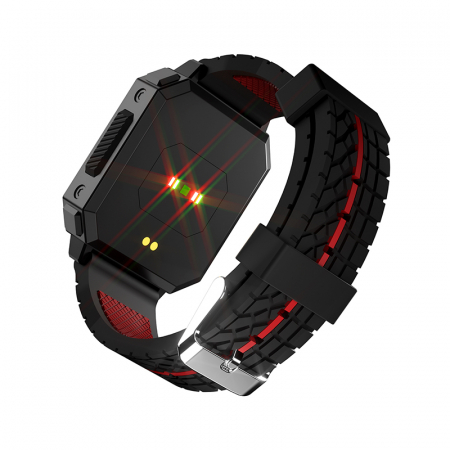 Smartwatch iSEN Watch C1 Negru, IPS 1.7", OTA, Ritm cardiac, Presiune sanguina, Saturatie oxigen, Monitorizare somn, Bt v5.0, IP67, 230mAh [3]