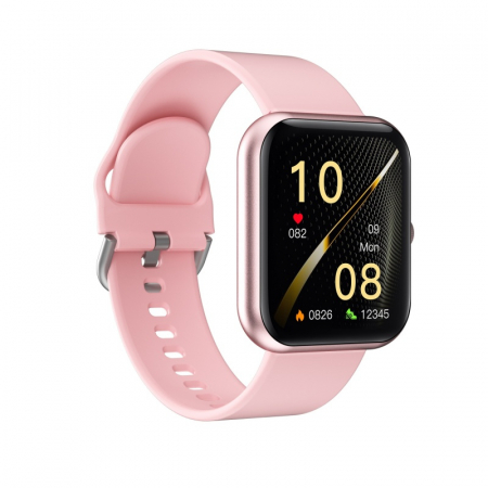 Smartwatch iSEN Watch i8 Roz, IPS 1.7", Ritm cardiac, Presiune sanguina, Saturatie oxigen, Contor calorii, Bluetooth v5.0, IP67, 230mAh [2]