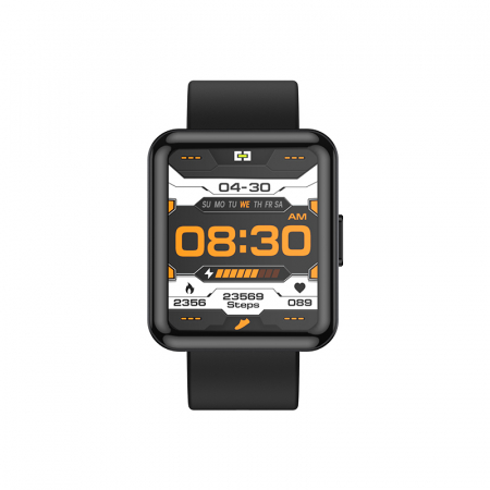 iSEN - Smartwatch iSEN Watch Q333, Silver, IPS 1.7", Puls, Presiune sanguina, Saturatie oxigen, Monitorizare somn, Bt v5.0, IP67, 180mAh