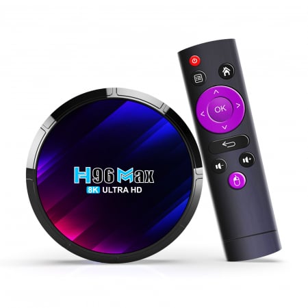 Media player cu android - TV Box iSEN H96 RK3528 Smart Media Player, 8K, Android 13, 2GB RAM, 16GB ROM, Wi-fi 6, RK3528 Quad Core
