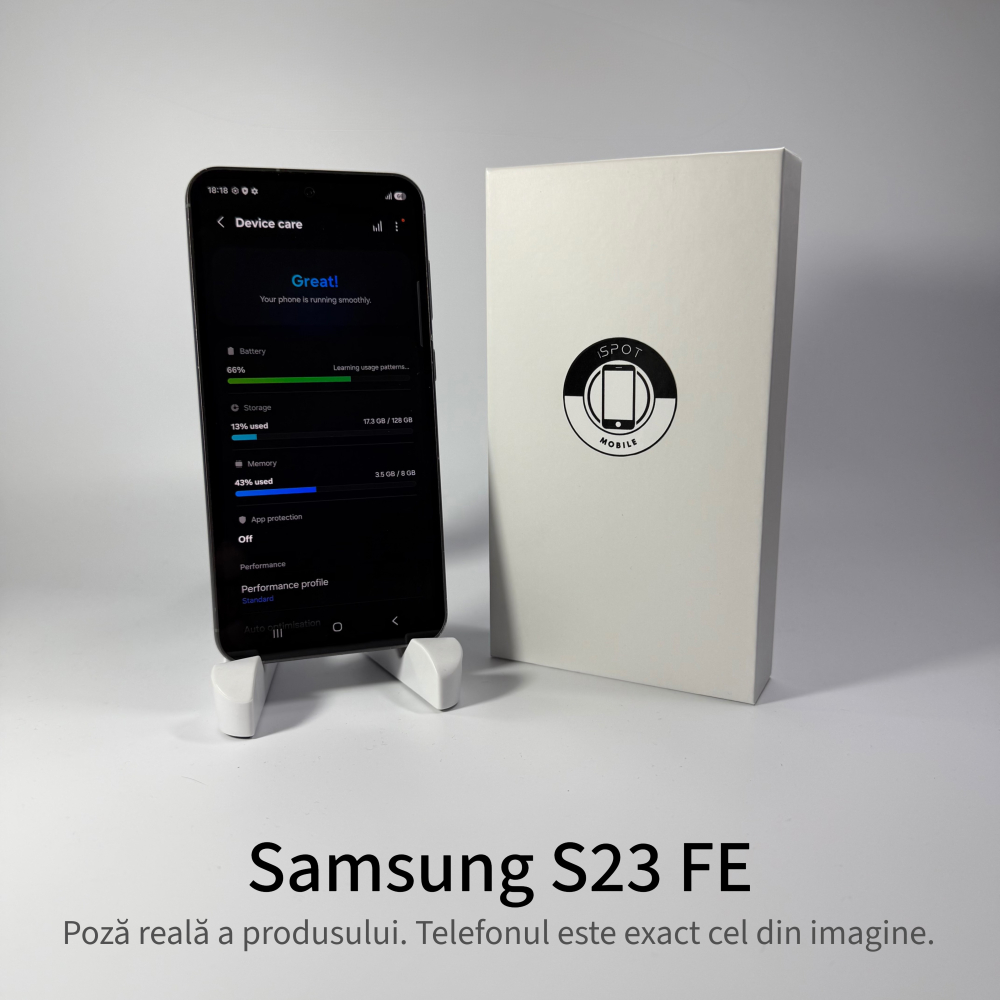 Samsung S23 FE 128GB RAM Graphite Grad B - Second Hand - GARANTIE 2 ANI [3]
