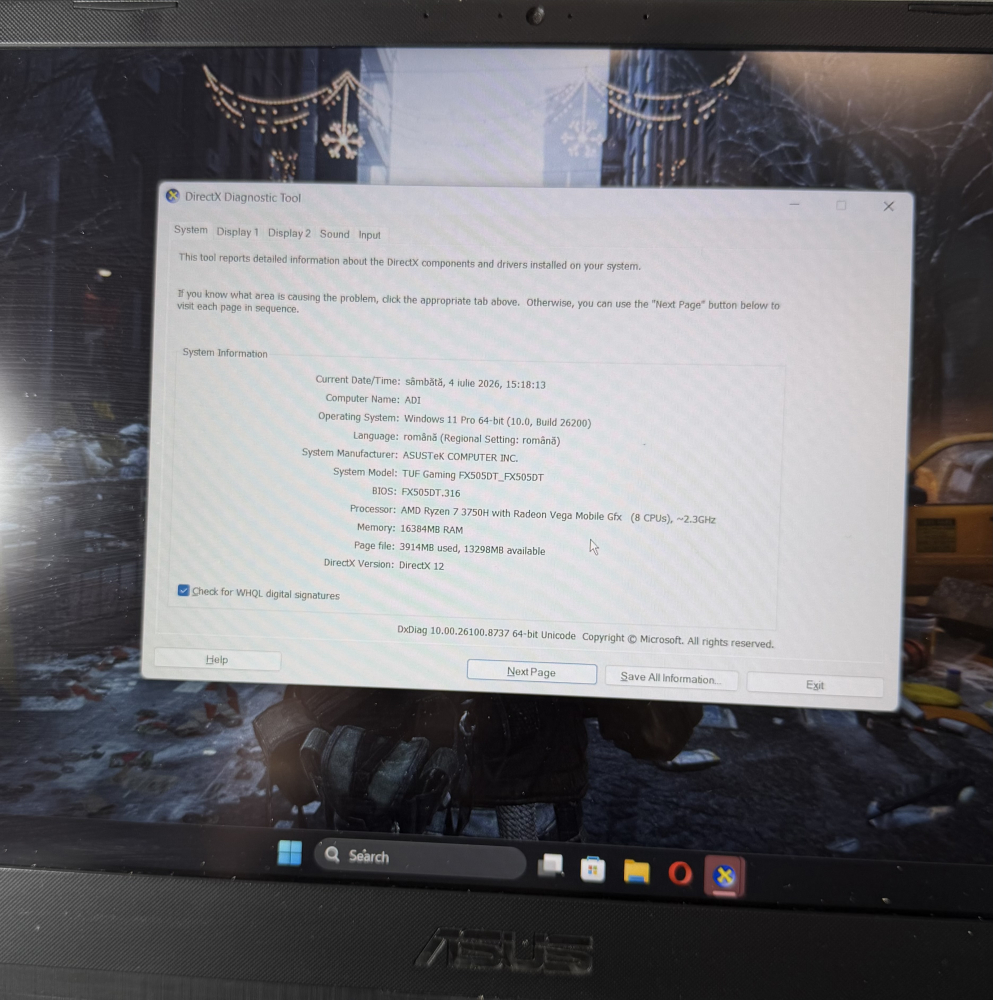 Laptop Gaming ASUS TUF FX505DT - Ryzen 7 - GTX 1650 4GB - 512GB SSD [3]