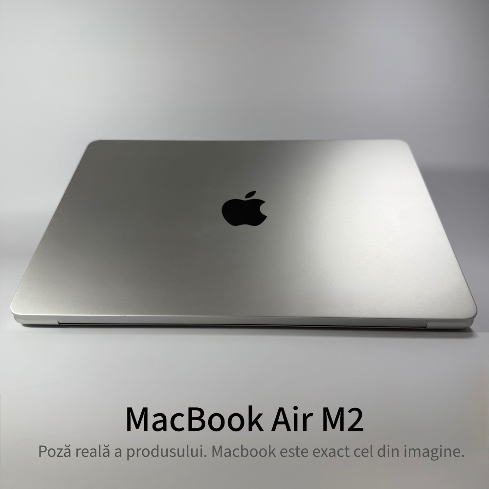Apple MacBook Air M2 8GB RAM 512GB SSD Silver –CA NOU – GARANȚIE 2 ANI [3]