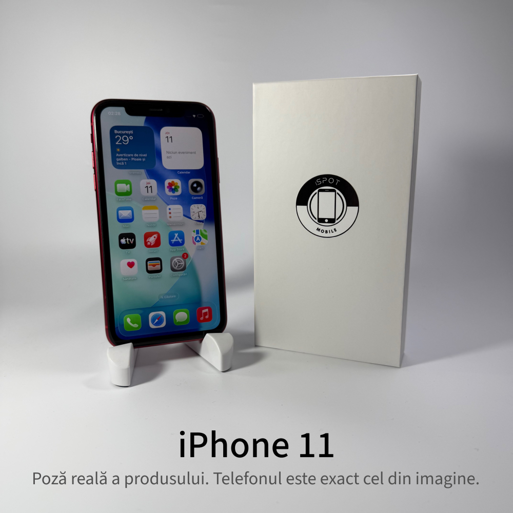 iPhone 11 64 GB RED Grad A – Second Hand - GARANȚIE 2 ANI [2]