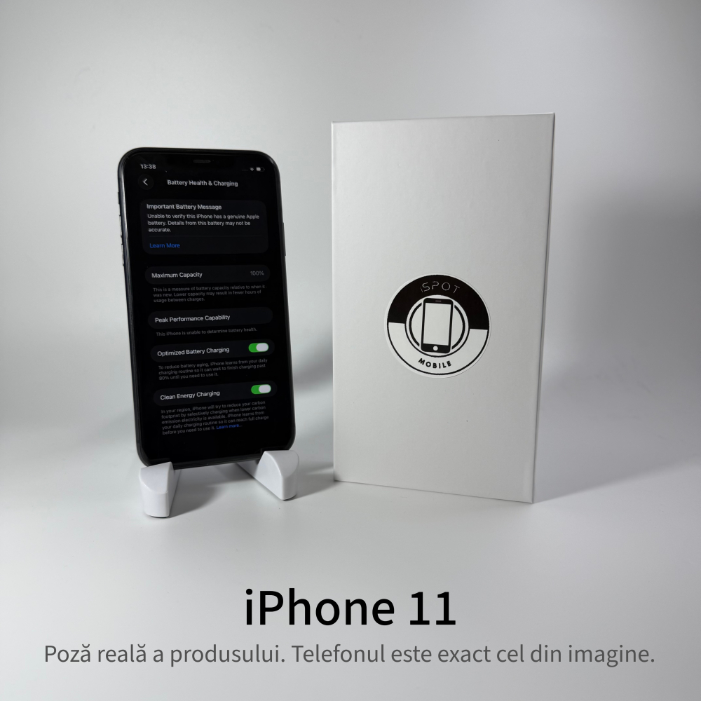 iPhone 11 64GB Black Grad A- • Second Hand • GARANȚIE 2 ANI [5]