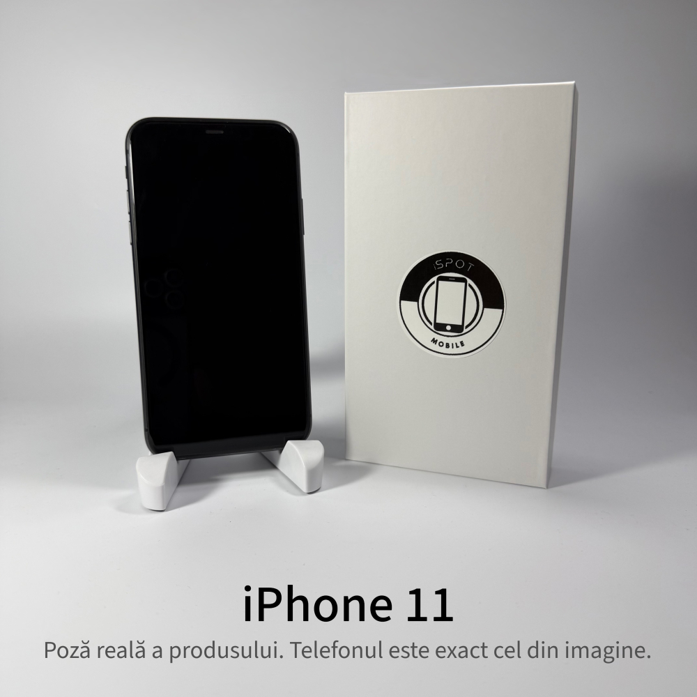 iPhone 11 64GB Black Grad A- • Second Hand • GARANȚIE 2 ANI [3]