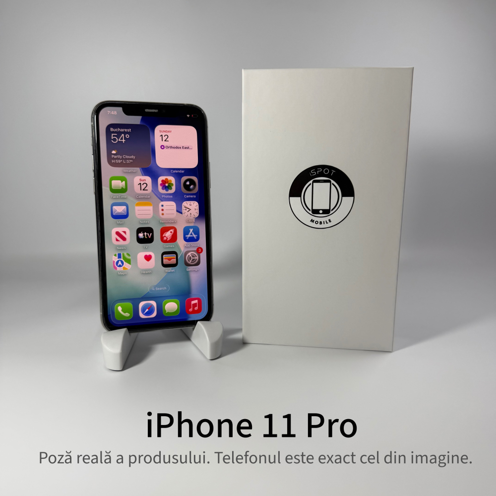 iPhone 11 Pro 64GB Silver Grad A – Second Hand - GARANȚIE 2 ANI [2]