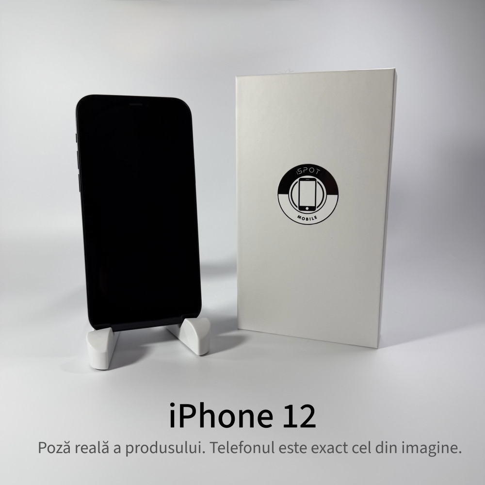 iPhone 12 128GB Black Grad A – Second Hand – GARANȚIE 2 ANI [3]