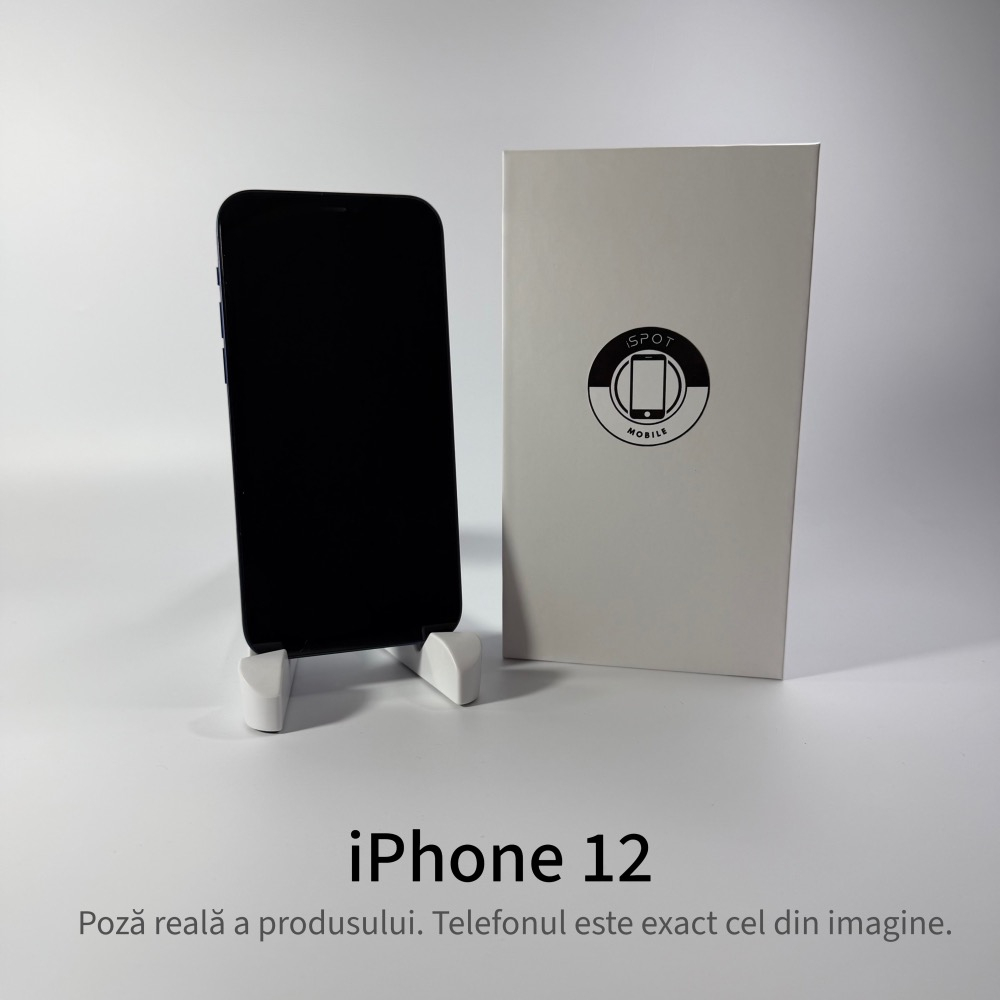 iPhone 12 64GB Blue Grad A – Second Hand – GARANȚIE 2 ANI [3]