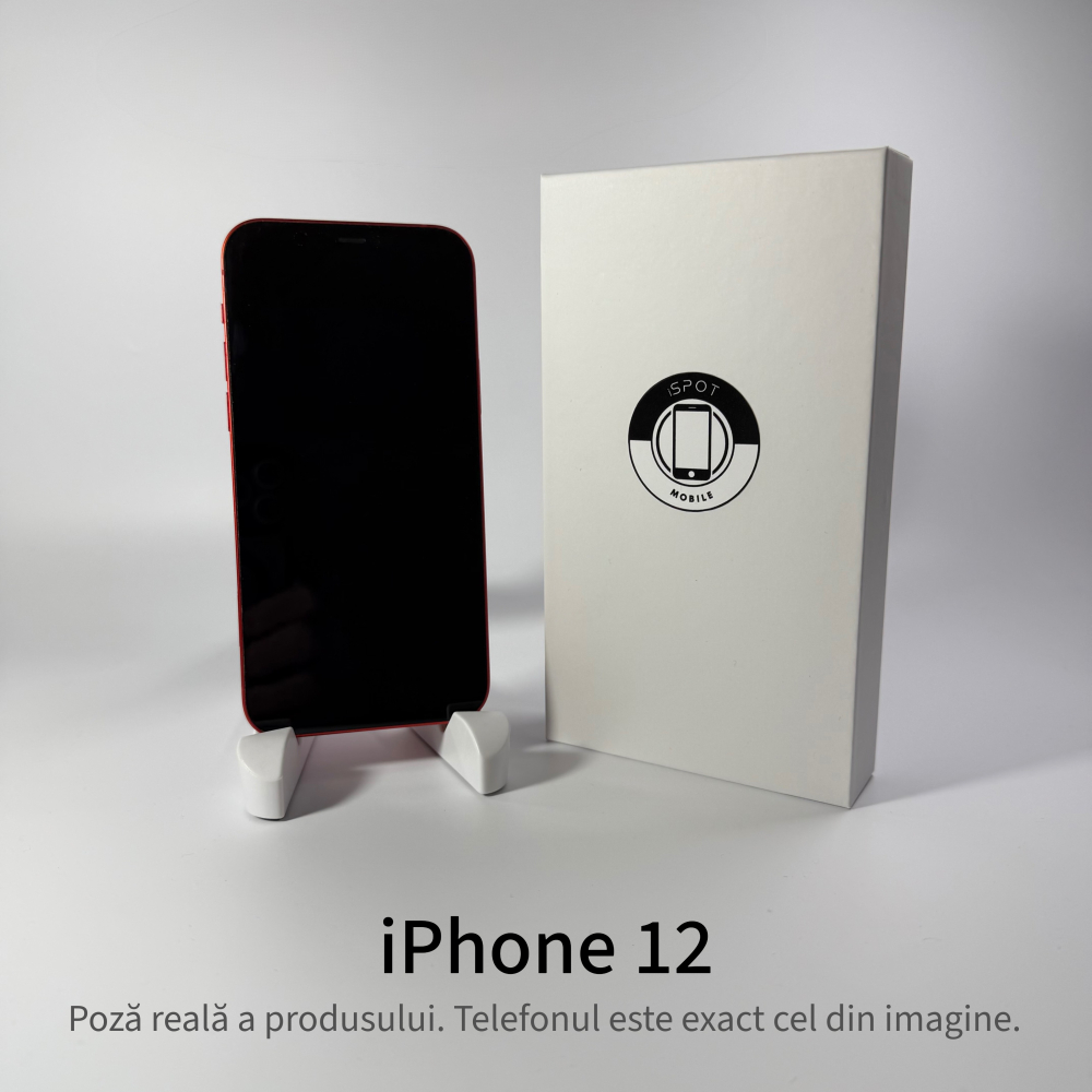 iPhone 12 64GB Red Grad A – Second Hand – GARANȚIE 2 ANI [3]