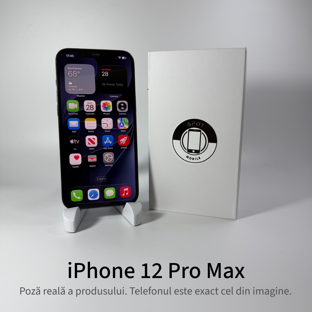 iPhone 12 Pro Max 128GB Blue Grad A • Second Hand • GARANȚIE 2 ANI [2]