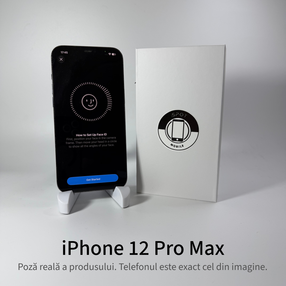 iPhone 12 Pro Max 128GB Blue Grad A • Second Hand • GARANȚIE 2 ANI [4]