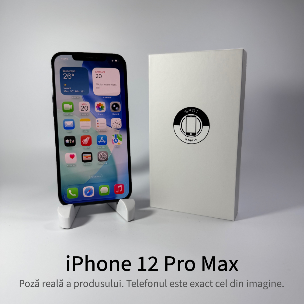 iPhone 12 Pro Max 128GB Blue Grad A - Second Hand - GARANTIE 2 ANI [2]