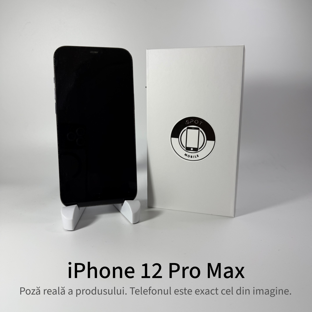 iPhone 12 Pro Max 128GB Blue Grad A • Second Hand • GARANȚIE 2 ANI [3]
