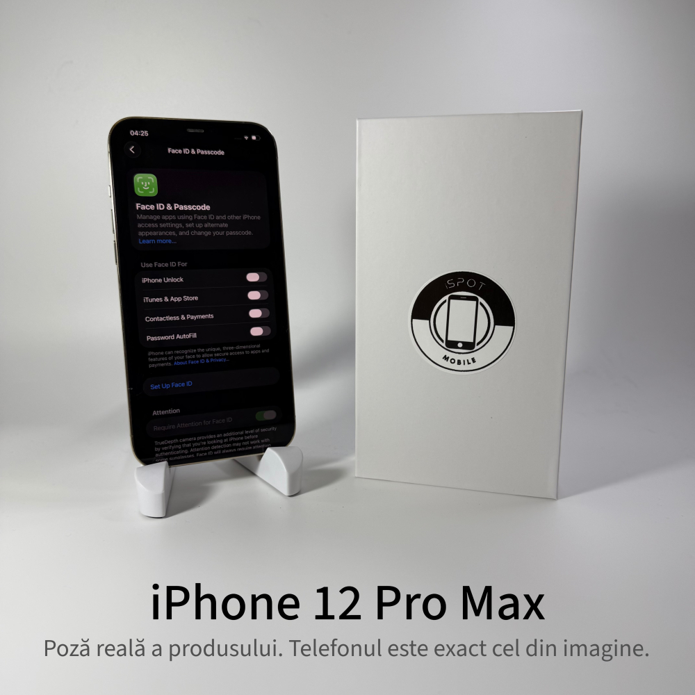 iPhone 12 Pro Max 128GB Gold Grad A • Second Hand • GARANȚIE 2 ANI [4]