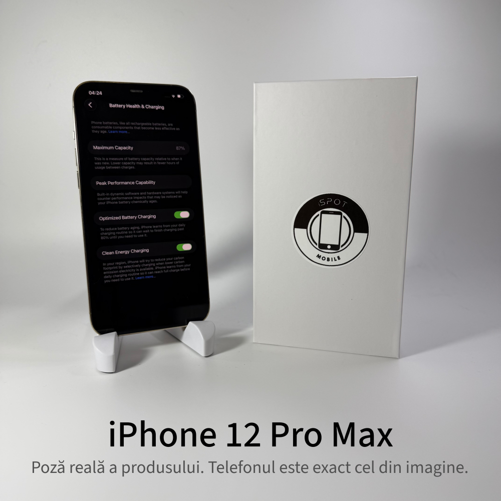 iPhone 12 Pro Max 128GB Gold Grad A • Second Hand • GARANȚIE 2 ANI [5]