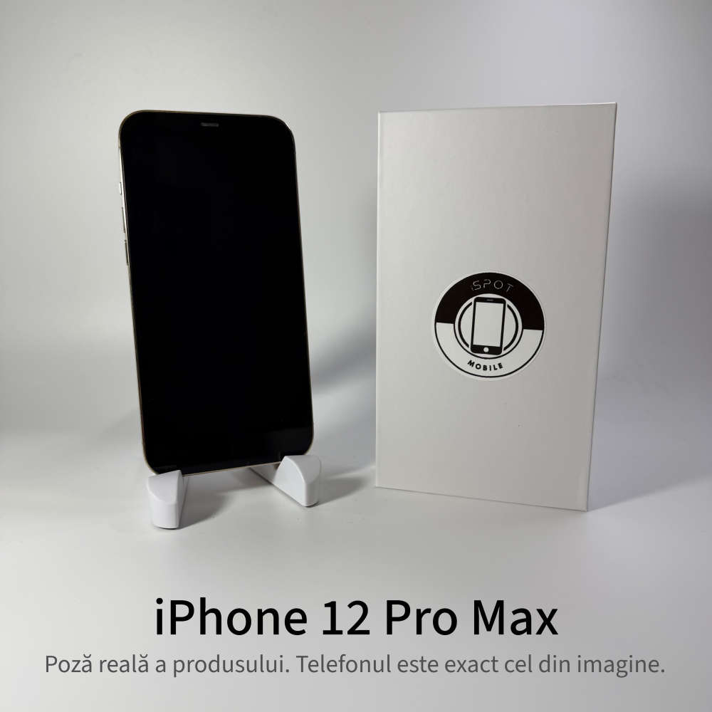 iPhone 12 Pro Max 128GB Gold Grad A • Second Hand • GARANȚIE 2 ANI [3]