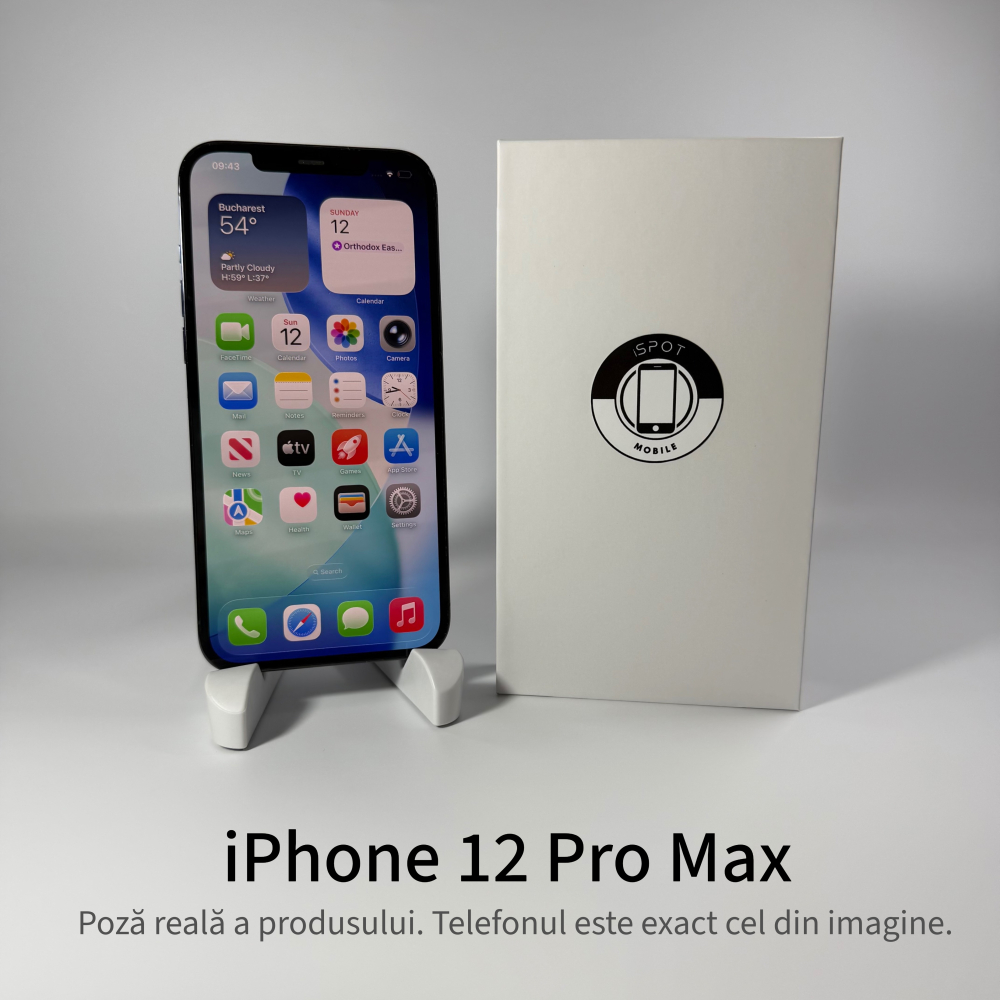 iPhone 12 Pro Max 256GB Blue Grad A – Second Hand - GARANȚIE 2 ANI [2]