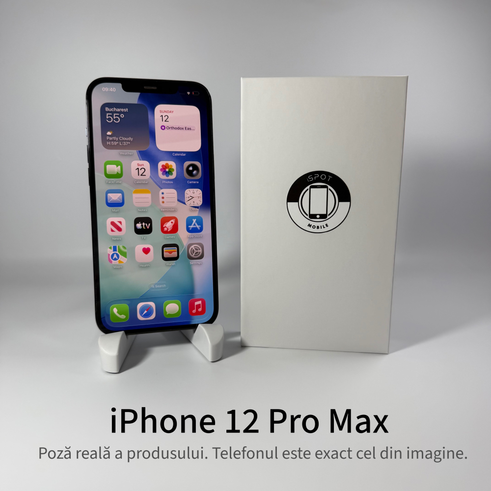 iPhone 12 Pro Max 512GB Blue Grad A – Second Hand - GARANȚIE 2 ANI [2]