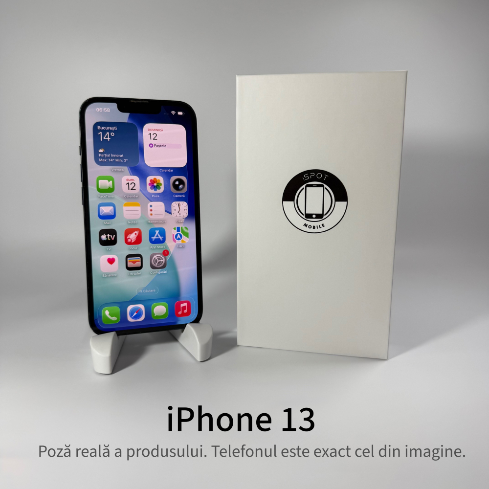 iPhone 13 128GB Midnight Grad A – Second Hand - GARANȚIE 2 ANI [2]