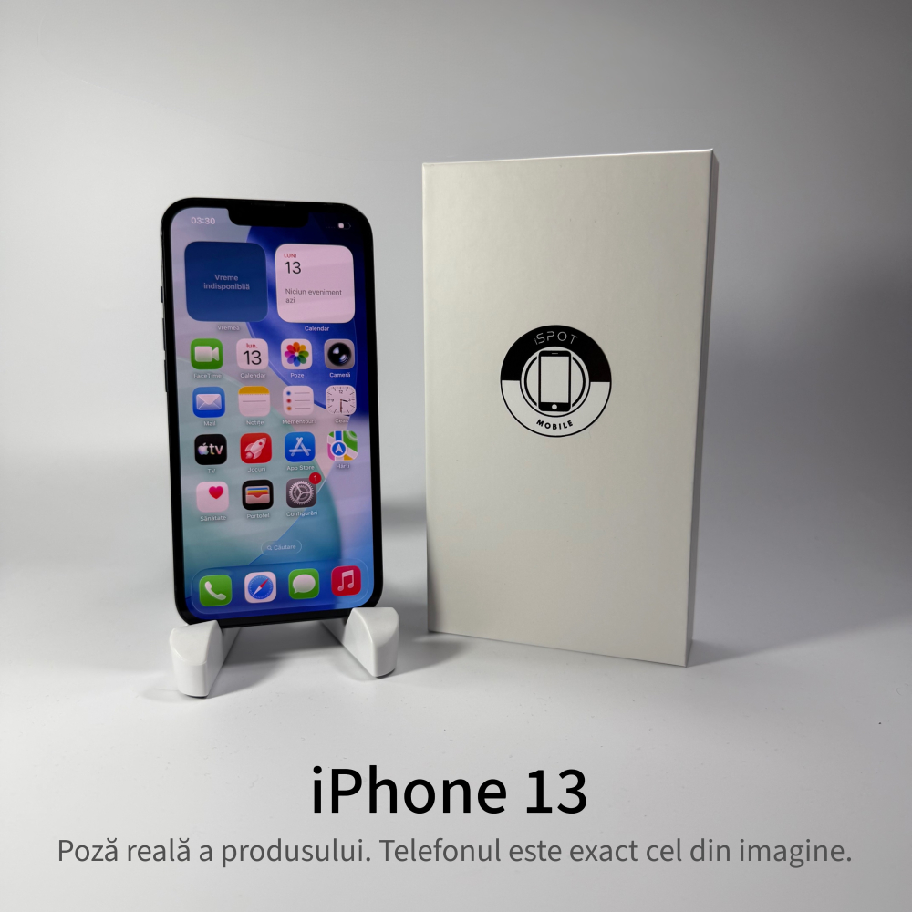 iPhone 13 128GB Midnight Grad A • Second Hand • GARANȚIE 2 ANI [2]