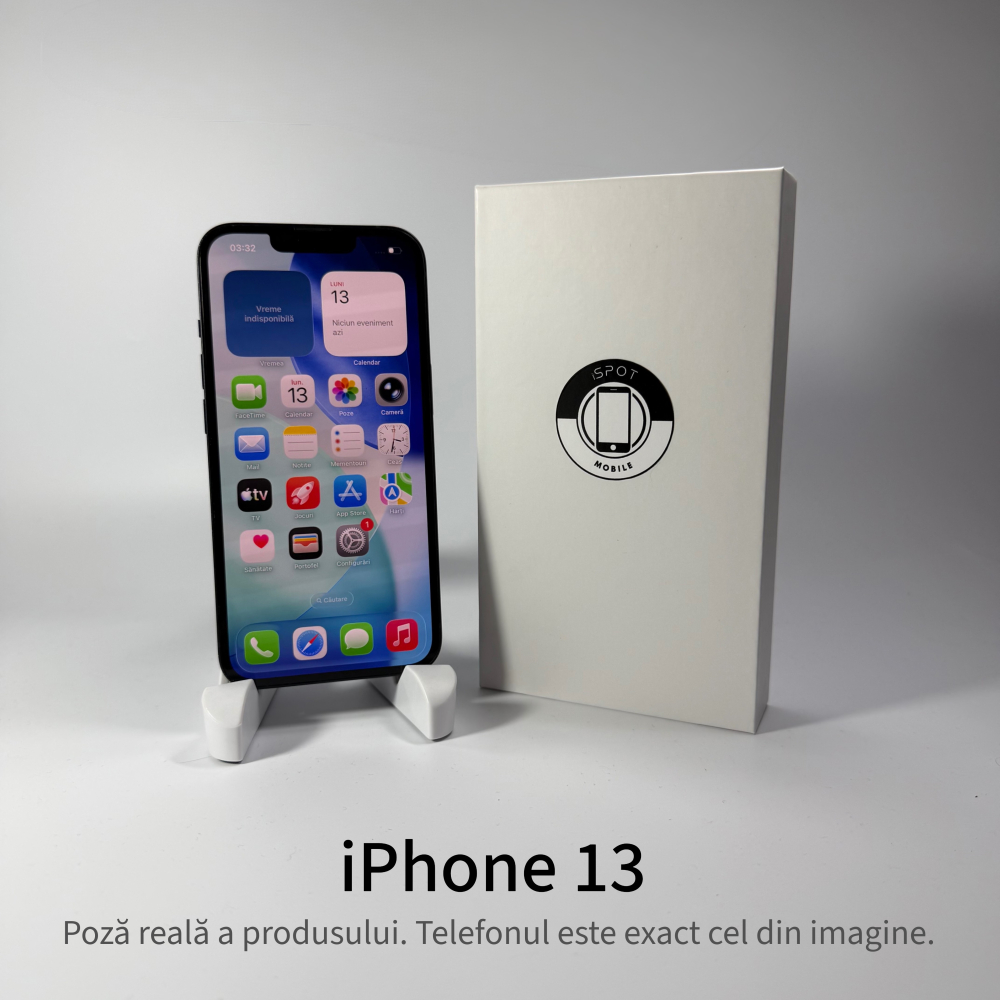 iPhone 13 128GB Midnight Grad A • Second Hand • GARANȚIE 2 ANI [2]