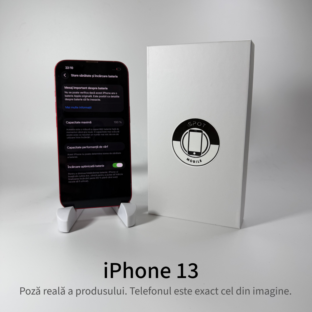iPhone 13 128GB (PRODUCT)RED Grad A • Second Hand • GARANȚIE 2 ANI [5]