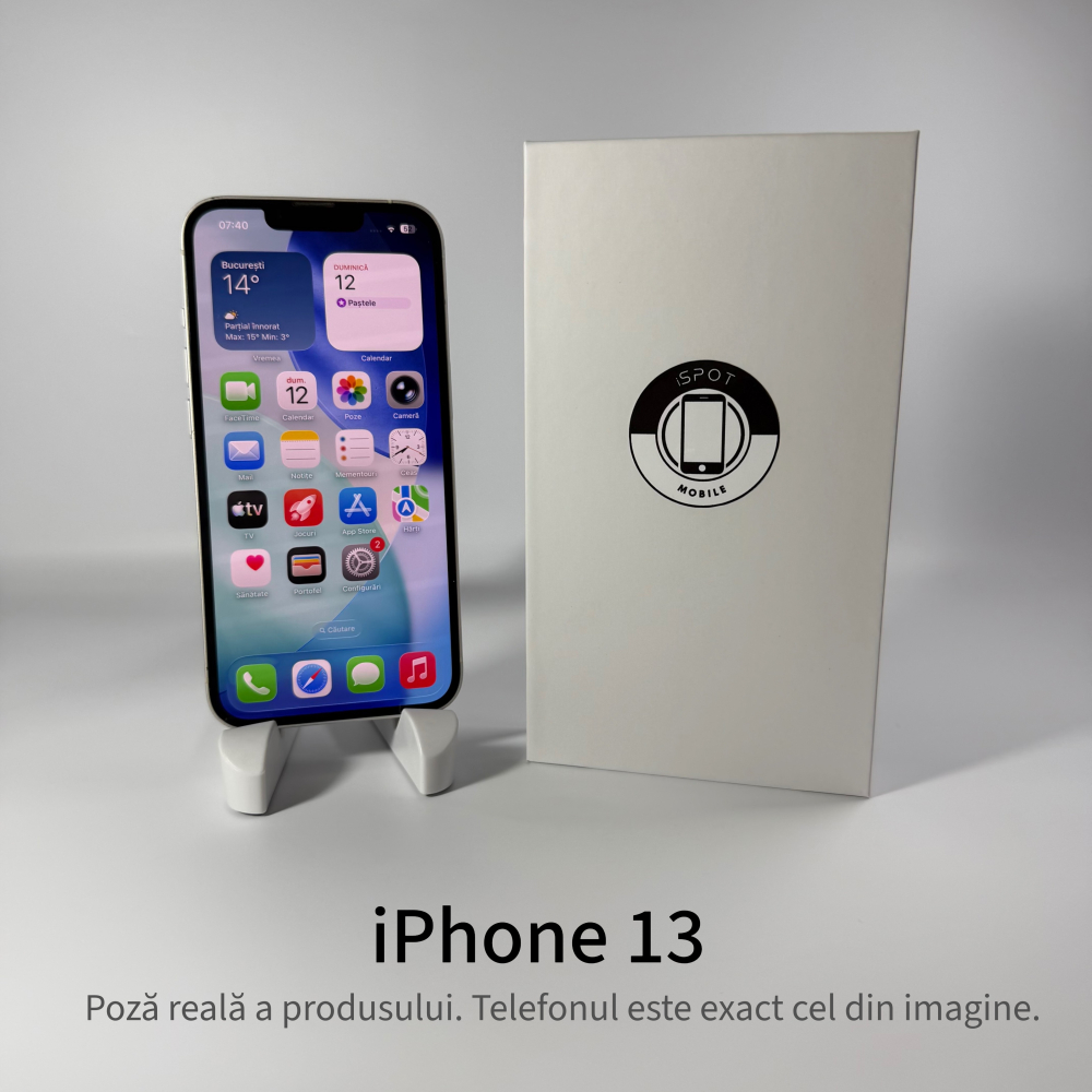 iPhone 13 128GB Starlight Grad A – Second Hand - GARANȚIE 2 ANI [2]