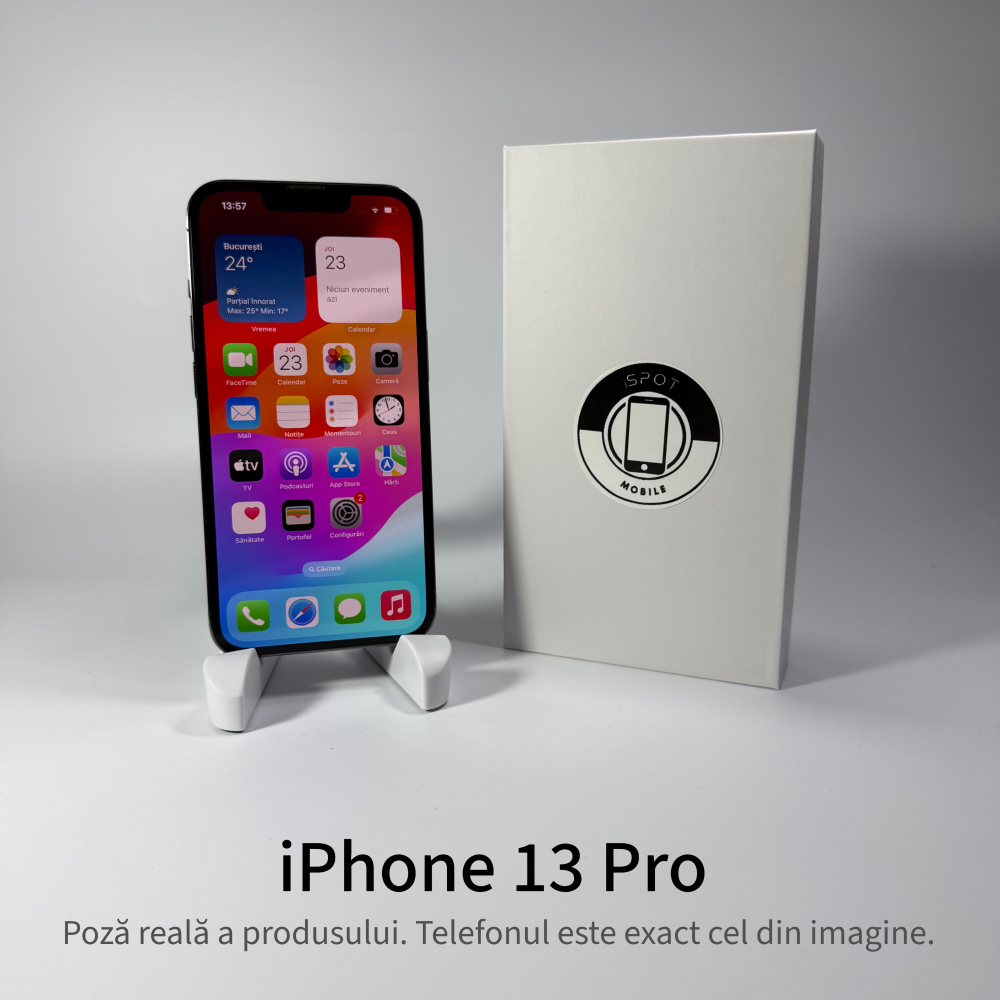 iPhone 13 Pro 128GB Graphite Grad A • Second Hand • GARANȚIE 2 ANI [2]
