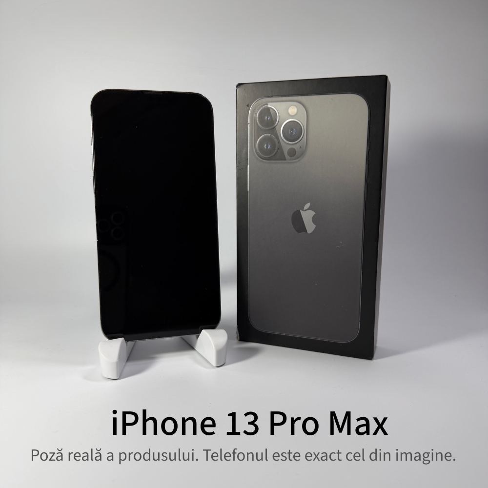 iPhone 13 Pro Max 128GB Graphite Grad A- • Second Hand • GARANȚIE 2 ANI [3]