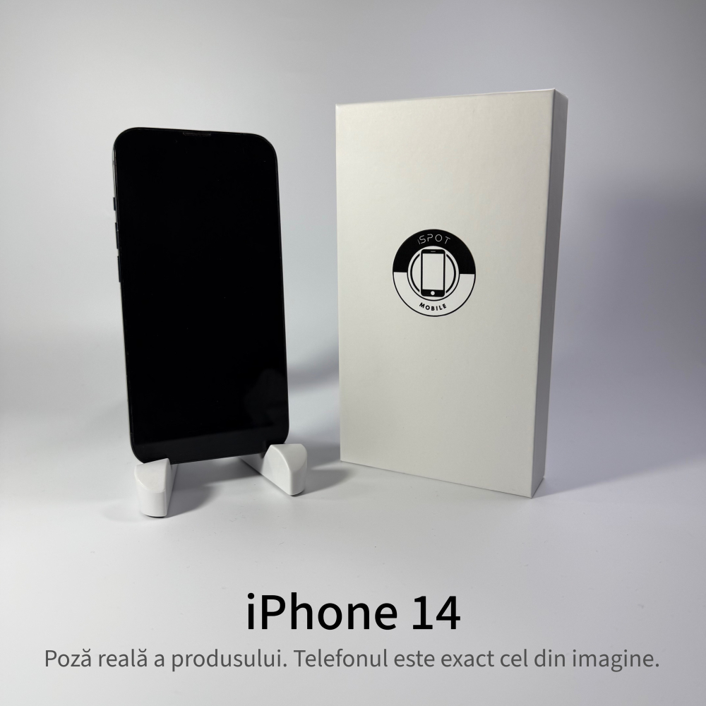 iPhone 14 128 GB Black Grad B – Second Hand - GARANȚIE 2 ANI [3]