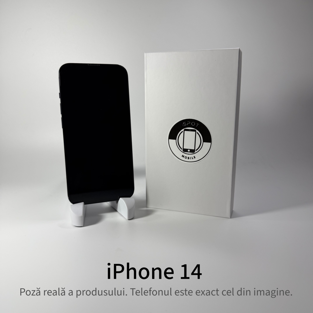 iPhone 14 128GB Midnight Grad A- • Second Hand • GARANȚIE 2 ANI [3]