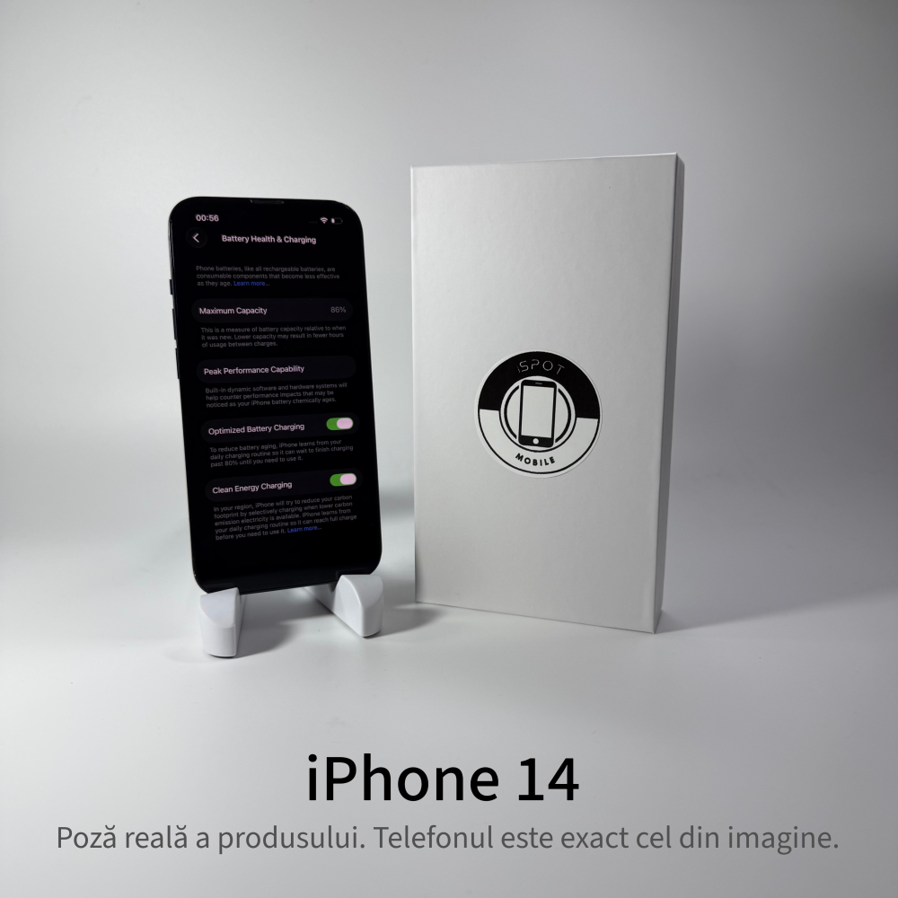 iPhone 14 128GB Midnight Grad A- • Second Hand • GARANȚIE 2 ANI [5]