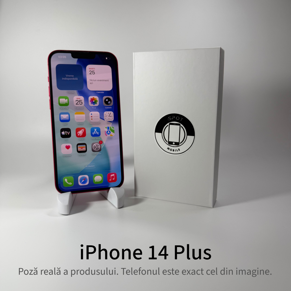 iPhone 14 Plus 128GB RED Grad A • Second Hand • GARANȚIE 2 ANI [2]