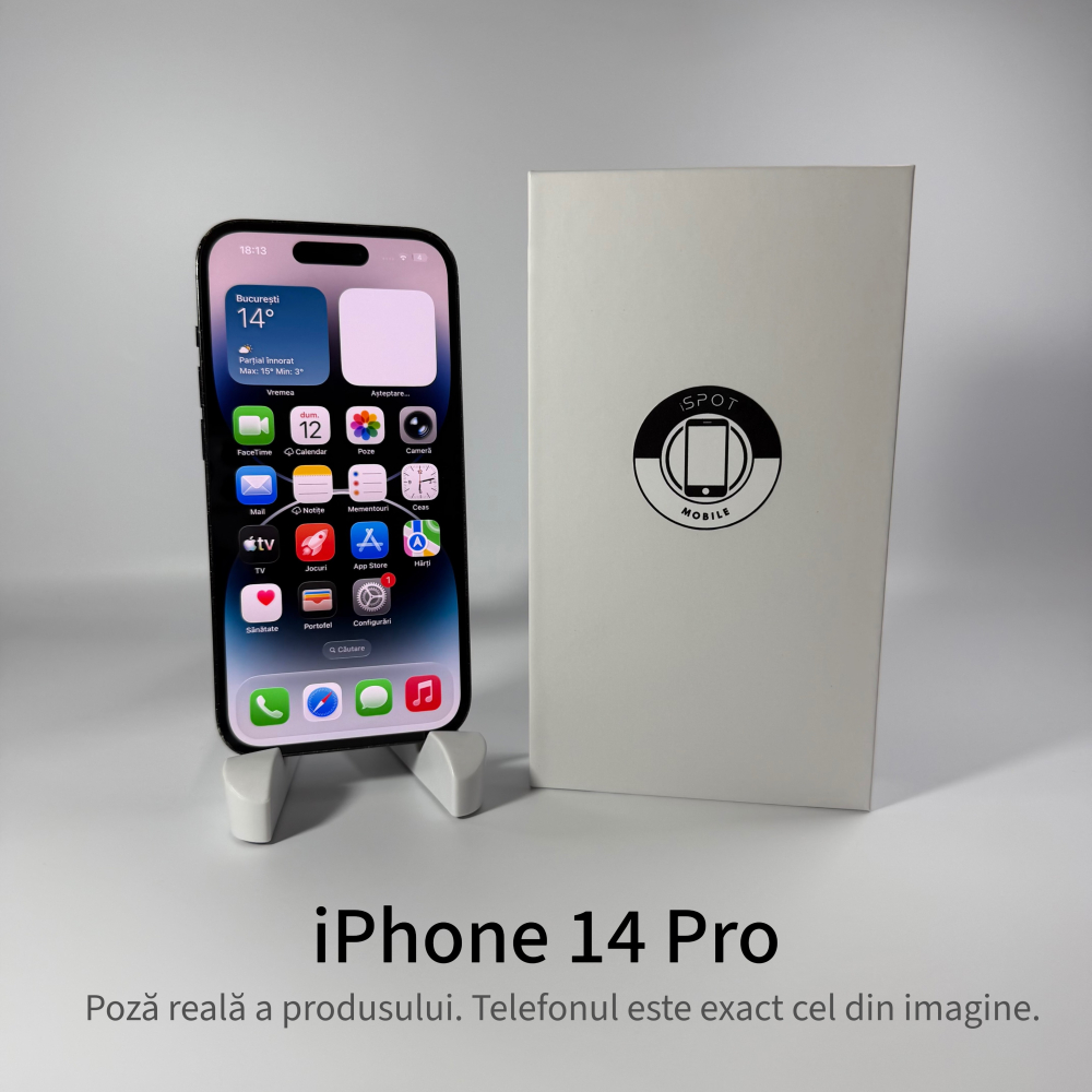 iPhone 14 Pro 128GB Black Grad A/B – Second Hand - GARANȚIE 2 ANI [2]